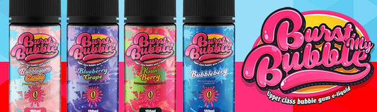 Burst My Bubble 100ML E Liquid 0mg Shortfill