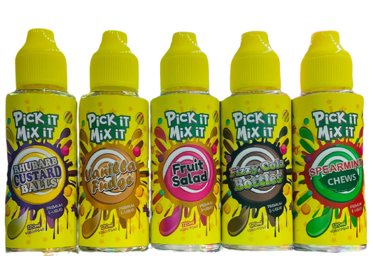 Pick it Mix it 100ml 0mg Shortfill E Liquid