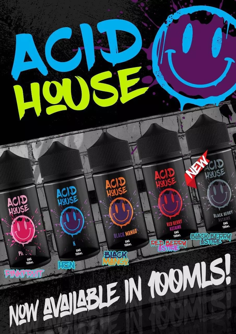 Acid House E-liquid 100ml Shortfill 0mg