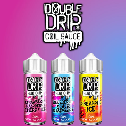 Double Drip 100ml E Liquid Shortfill 0mg