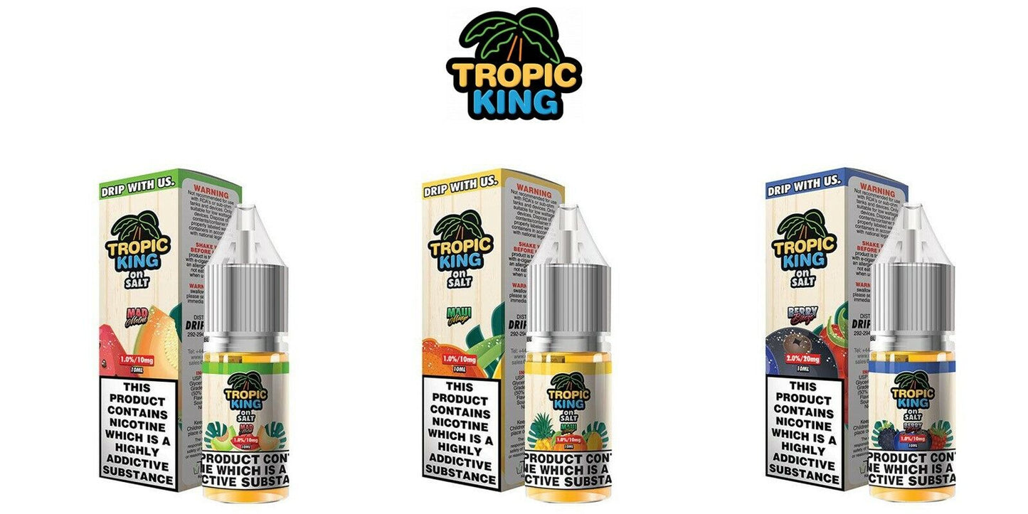 Candy Tropic Tobac King Drip More On Salt Full Range 10 x 10ml (Full Box)