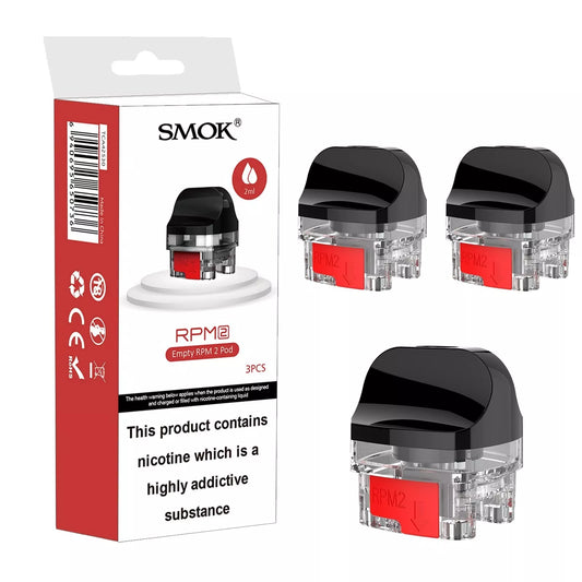 Smok RPM 2 EMPTY Replacement Pods 2ml RPM2 (PACK OF 3)