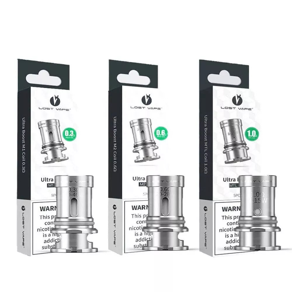 Lost Vape Ultra Boost V2 M1(0.3 ohm) Replacement Coils (5PC)