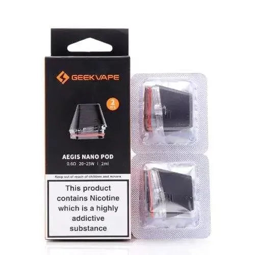 GEEKVAPE AEGIS NANO Pods Spare Cartridges Geek Vape Aegis Nano Vape 0.6 1.2 Ohm