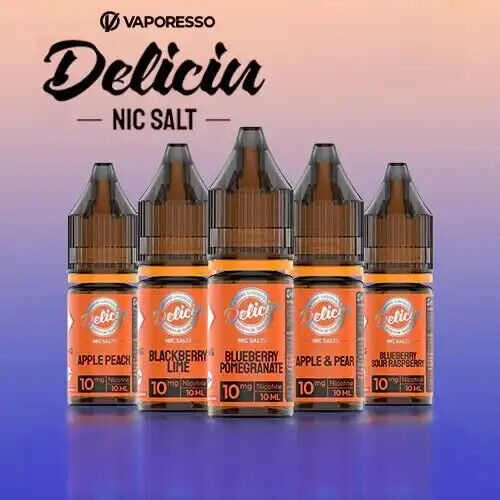 VAPORESSO DELICIU NIC SALTS – PACK OF 10