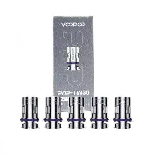 Voopoo PnP Replacement Coils TW20 0.2 Ω TW30 0.3 Ω TW15 0.15 Ω OHM (5 coils)