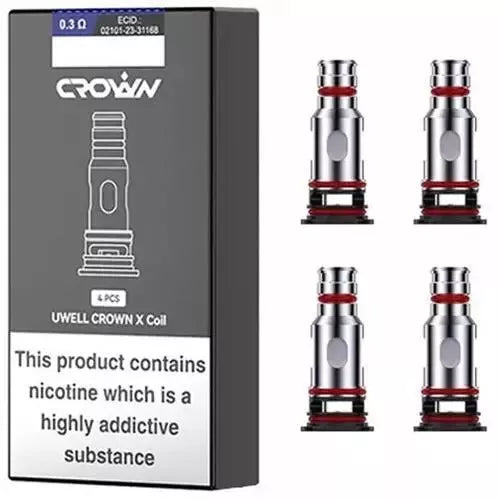 Uwell Crown X Pod Vape Coils (Pack of 4)