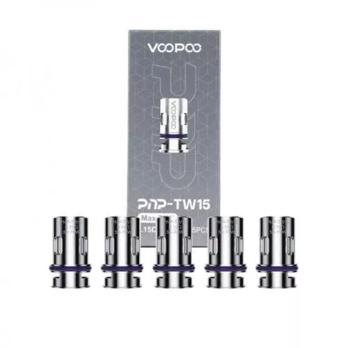 Voopoo PnP Replacement Coils TW20 0.2 Ω TW30 0.3 Ω TW15 0.15 Ω OHM (5 coils)