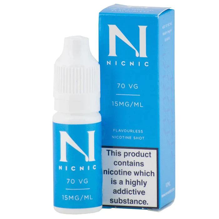 NicNic 15mg 10ml 30/70 Nic Shot