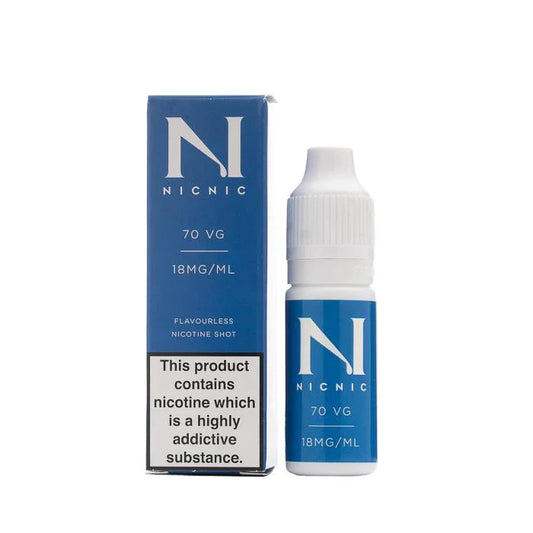 NicNic 18mg 10ml 30/70 Nic Shot