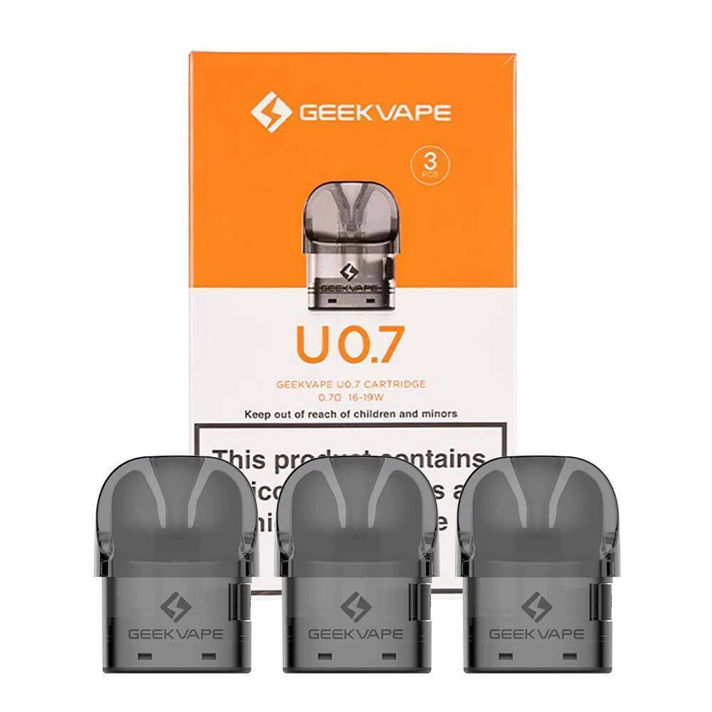 GeekVape U0.7 Replacement Pods 0.7 Ohm (pack of 3)