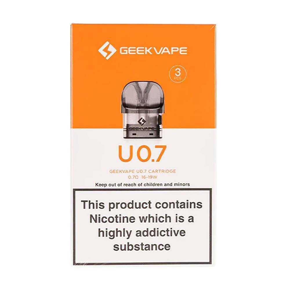 GeekVape U0.7 Replacement Pods 0.7 Ohm (pack of 3)