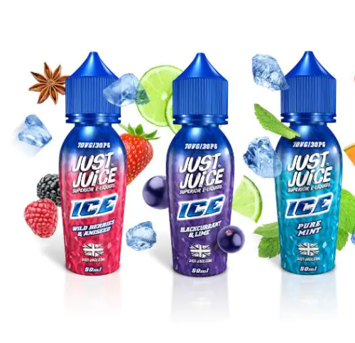 Just Juice Ice Range 0mg 50ml Shortfill E-Liquid