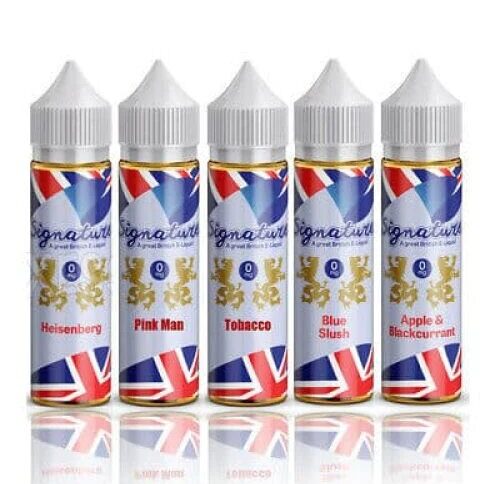 Signature 0mg 50ml Shortfill E Liquid