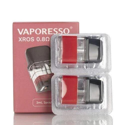 Vaporesso Xros Replacement Pods 0.8 OHM (pack of 2)